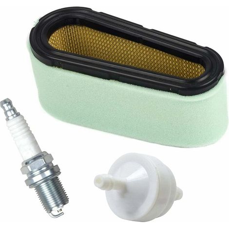 Bardusch-496894S 496894 Air Filter 272403S Préfiltre avec Filtre à Carburant 394358 pour Moteurs Briggs & Stratton 282700 283700 12.5 17 HP (1/4)