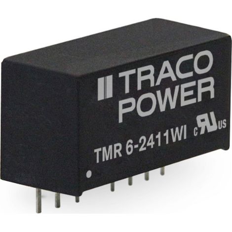 TracoPower TMR 6-2415WI DC/DC-Wandler, Print 24 V/DC 24 V/DC 250 mA 6 W Anzahl Ausgänge: 1 x Inhalt