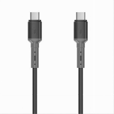 MaxTech - Cavo Type-c A Type-c Super Carica 5000ma 1 Metro Per Smartphone Tablet F-tc065 - (1/4)