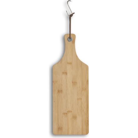 Zeller 25192 tagliere, tagliere da portata Medium manico, Bamboo (1/5)