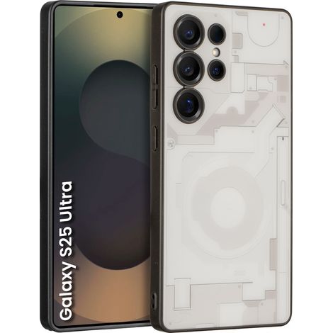 Funda Ultra Matte para Samsung Galaxy S25 con diseño interior para el teléfono, color blanco. (1/5)