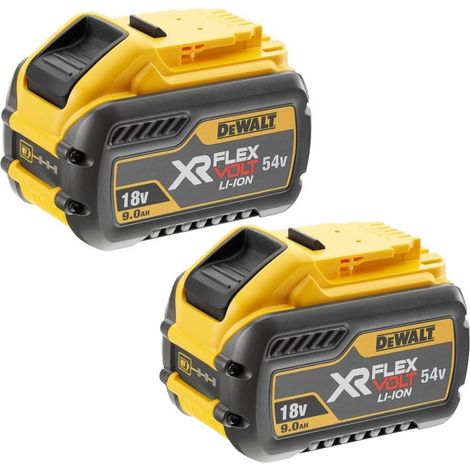 Dewalt DCB547 18v / 54v XR FLEXVOLT 9.0ah Battery DCB547-XJ Twin Pack Flex Volt (1/7)