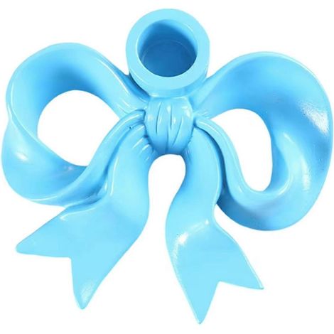 Porte-bougies en forme de nœud, compatible avec les bougies piliers, support décoratif pour bougies, centre de table pour la maison, la chambre, les fêtes et les repas. B (1/5)