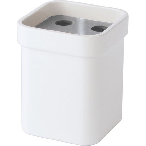 Lineabeta - Bicchiere portaspazzolini con coperchio inox lucido (1/2)