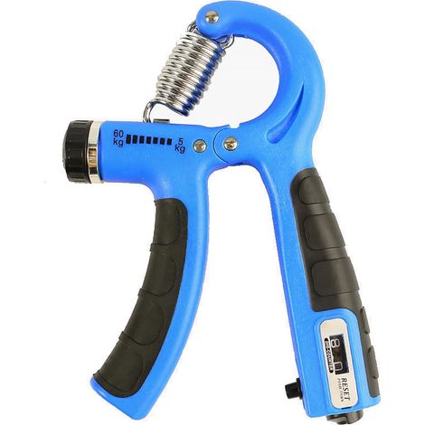 Krafttrainingsgerät, Handtrainer, digitaler Zähler, Unterarm-, Finger-Handgelenk-Griff, einstellbar von 5 bis 60 kg, Extensionsgerät, Kompressionsgerät, Fitnessübung