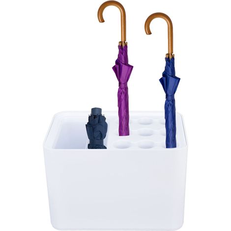 Porte-parapluies, étagère de rangement pour la maison, support à parapluies pour portes, seau à parapluies, égouttoir d'entrée de bureau (1/5)
