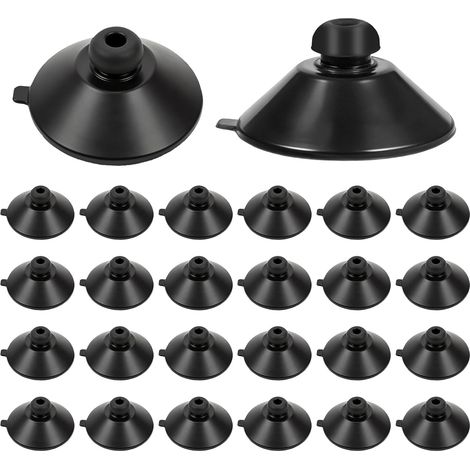 Lot de 24 ventouses pour aquarium, noir (1/5)