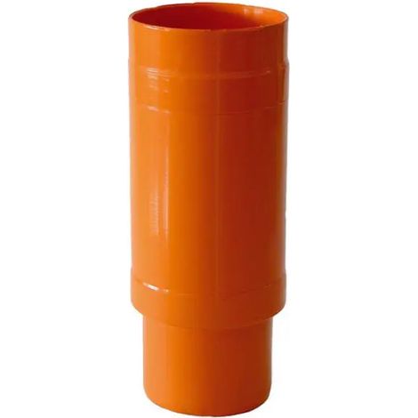 Giunto di riparazione ad incollaggio in pvc arancio ø 80 HIDROS