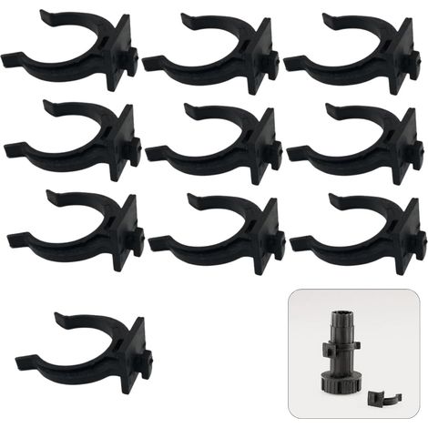 Lot de 10 Crochet pour socle de cuisine, ABS universel, clip pour pieds de sabot, montage rapide par pression (1/5)