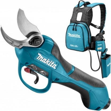Makita – Sécateur électrique 36V DUP361Z – Lame acier pour coupe jusqu'à 33 mm – Moteur Brushless – Ergonomique et léger