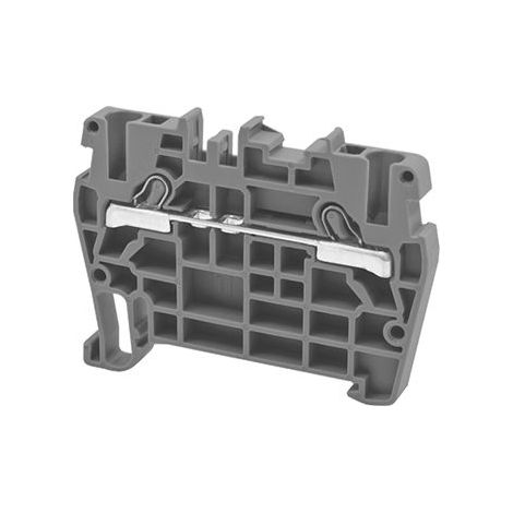 Borne de jonction à ressort 2,5mm² - pas 5mm - grise - type PushFit - IMO