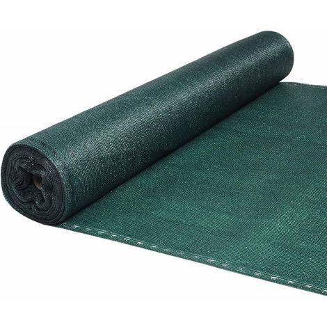 Brise Vue en Tissu pour Clôture Extérieure, 1,23 x 25 m, Vert, 280 g/m², en Rouleau (1/5)