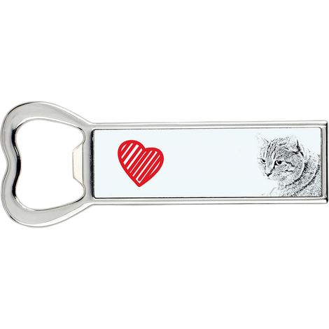 Lince di montagna - apribottiglie con un gatto, apri frigo personalizzato, regalo unico per uomo di Art-Dog (1/5)