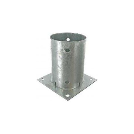 Simpson Strong Tie – Support pied de poteau rond 100mm galvanisé à chaud – Fixation par vis ou boulons – Hauteur 150mm – Pour poteaux bois et béton (1/5)