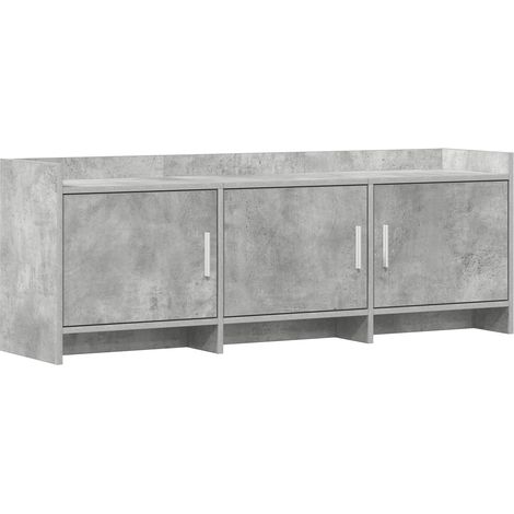 Mobile TV 130 x 33 x 47 cm Grigio Cemento Legno ingegnerizzato vidaXL (1/5)