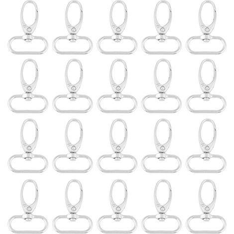 fermoirs de sac, clips à déclenchement pivotants, (25 mm)