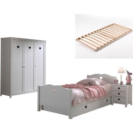 Combinaison de chambre d&039enfant Amori 9 (sommier à lattes