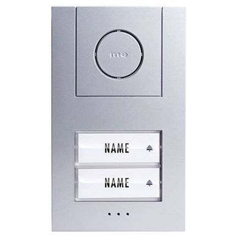 INTERPHONE M-E MODERN-ELECTRONICS 41186 FILAIRE SET COMPLET 2 FOYERS ARGENT (1/3)