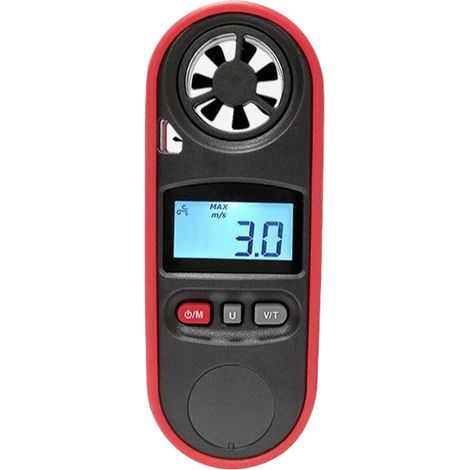 Un anémomètre/thermomètre sensible et précis, un anémomètre compact, un choix de mise à niveau pour les passionnés de météo et les aventuriers en plein air, disponible en plusieurs couleurs. (1/5)