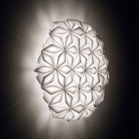 [GEBRAUCHT] B-Ware Slamp Deckenleuchte Lampe La Vie L weiß Polymer Breite 71cm E27 LED dimmbar (1/2)
