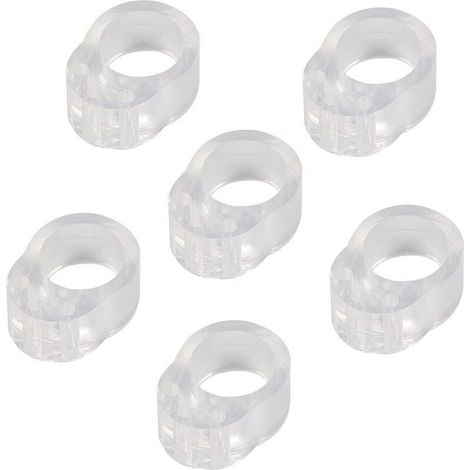 Butées de Porte en PVC Transparentes – Blocs Anti-Choc pour Portes et Murs, Protection Poignées et Revêtements Muraux en Caoutchouc (1/5)