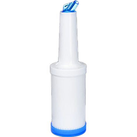 Bouteille À Bec Verseur - Contenant Mixeur Et Stockage - Pour Jus Cocktails Et Sirops - 500 Ml - Lot De 4 (1/5)