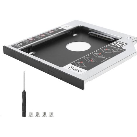 Supports de disque dur SSD 9,5 mm en alliage d'aluminium renforcé, accessoire informatique léger (1/5)