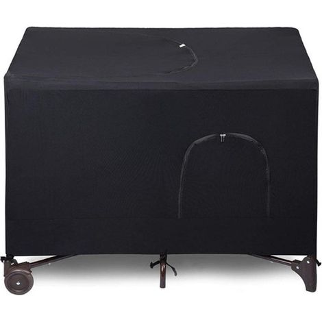 Couverture occultante pour berceau - Couverture de voyage pour berceau, moustiquaire/tente respirante pour bébé, utilisable à l'intérieur comme à l'extérieur, portable, extensible, rideaux occultants (1/5)