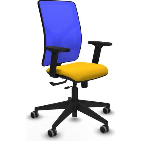 Silla de oficina piqueras y crespo Motilla azul espuma alta densidad (1/2)