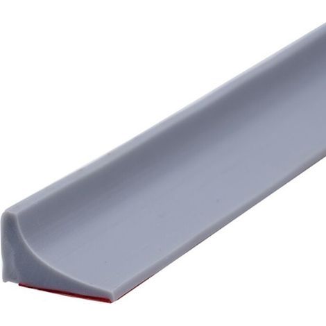 200CM Silicone Shower Barrier, Self-Adhesive Anti-Overflow Shower Threshold Barrier, Shower Water Dam, Shower Threshold Water Dam, Foldable Shower Barrier for Bathroom Floor - Grey (1/5)