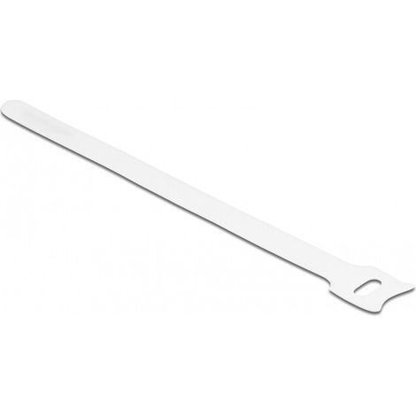 Delock Klettverschlüsse weiß 200 mm x 12 mm
