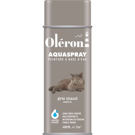 Aerosol Technima Aquaspray Oléron Grau Warm Satin 400ml - Technima