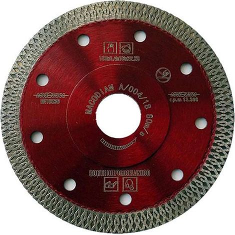 Disque diamant pour porcelaine Rubi Turbopro Ø22/Ø23x1,8mm