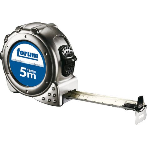 Mètre-ruban de poche, plastique, Long. : 3 m, Larg. : du ruban 16 mm (1/2)