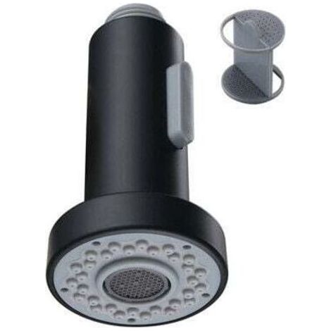 noir Douchette pour Robinet Cuisine Douchette 2 Modes Tête Robinet Cuisine Douchette Remplacement Douchette pour Rétractable Mitigeur Cuisine,Chromé,G1/2 (1/5)