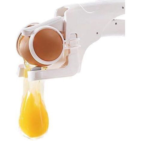 Casse-œufs sans éclats, gadget de cuisine, séparateur de protéines jaune et blanc d'œuf (1/5)