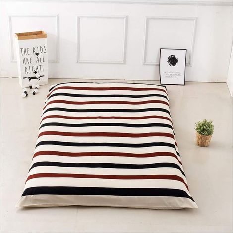 Housse de matelas anti-poussière avec fermeture éclair, pour futon/tatami jusqu’à 10 cm (90x200 cm)