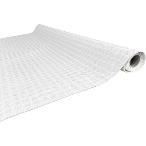 SPRING SAVER au métro UNDERTOVAGLIA h. 140 cm. PROTECTEUR DE TABLE BLANC SUR MESURE Caoutchouté antidérapant avec éponge RUBBY© (1/5)