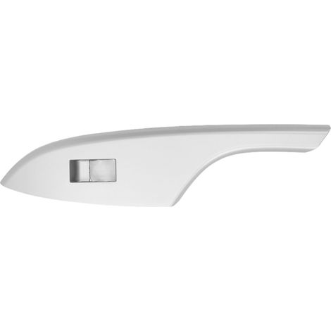 Manette de lève-vitre argentée pour Corolla 2007-2013, garniture de panneau de porte arrière gauche, cadre de commutation en alliage (1/5)