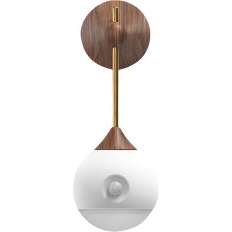 Luce notturna con sensore di movimento e sensore di luce, lampada frontale a basso consumo energetico per armadi