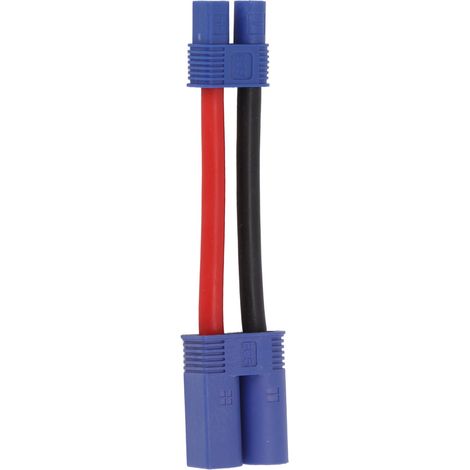 Câble d'adaptateur EC5 vers EC3 en silicone souple résistant à la corrosion, longueur d'environ 3,5 pouces, 12AWG, durable et robuste pour une connexion sécurisée. (1/5)