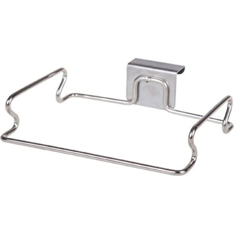 Support Pour Sac Poubelle - Accroche Porte Sans Perçage - Acier Galvanisé - Pour Placard Cuisine Ou Sous Évier - 1 Pièce (1/5)