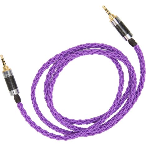 Câble auxiliaire 2,5mm 8 conducteurs pour autoradio, casque audio, enceintes et PC portable (1/5)