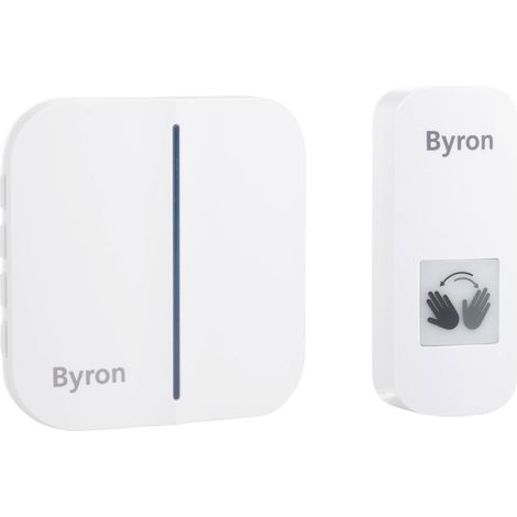 Byron DBY-23441 Sonnette sans pile blanc S413782 (1/5)