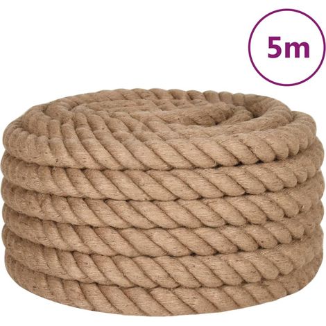 Maison Exclusive - Juteseil 5 m Länge 36 mm Stärke