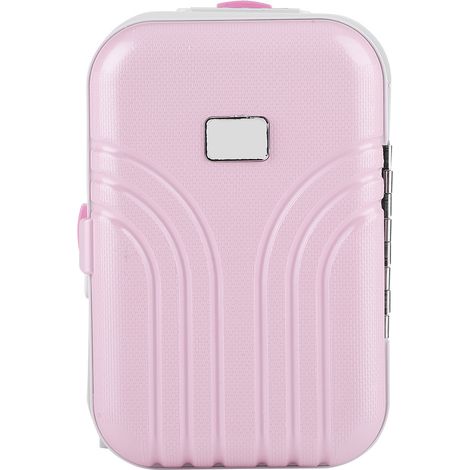 Coffret bijou musical valise rose fille portable mini boîte à musique jouet cadeau enfant (1/5)