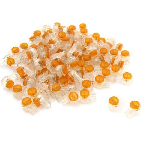 200 connecteurs de câble K1, connecteurs d'épissure avec gel d'étanchéité, bornes de raccordement à 2 fils, pour téléphone et ordinateur. (1/4)