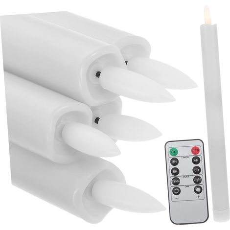 Lot De 7 Bougies Électroniques à LED sans Flamme à Piles (1/5)