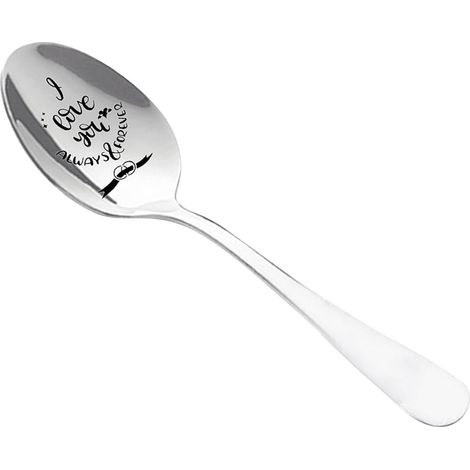 Cuillère À Long Manche - Acier Inoxydable - Pour Service De Table - Cadeau De Mariage Ou Saint-Valentin - 1 Pièce (1/5)