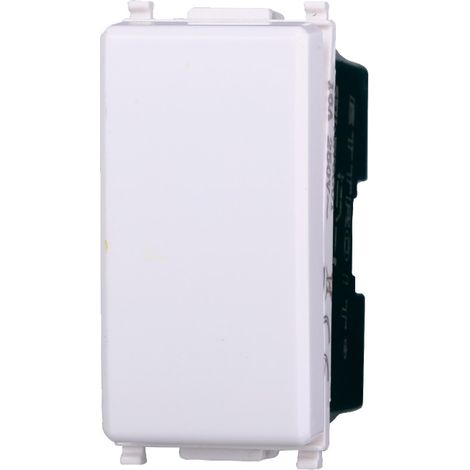 Interruttore unipolare 1P 16A compatibile Vimar Plana colore bianco Ettroit EV0401
